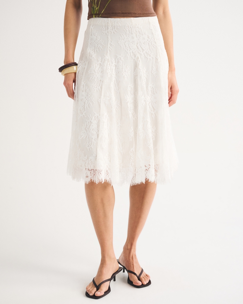 Lace Midi Skirt 상세 이미지 2