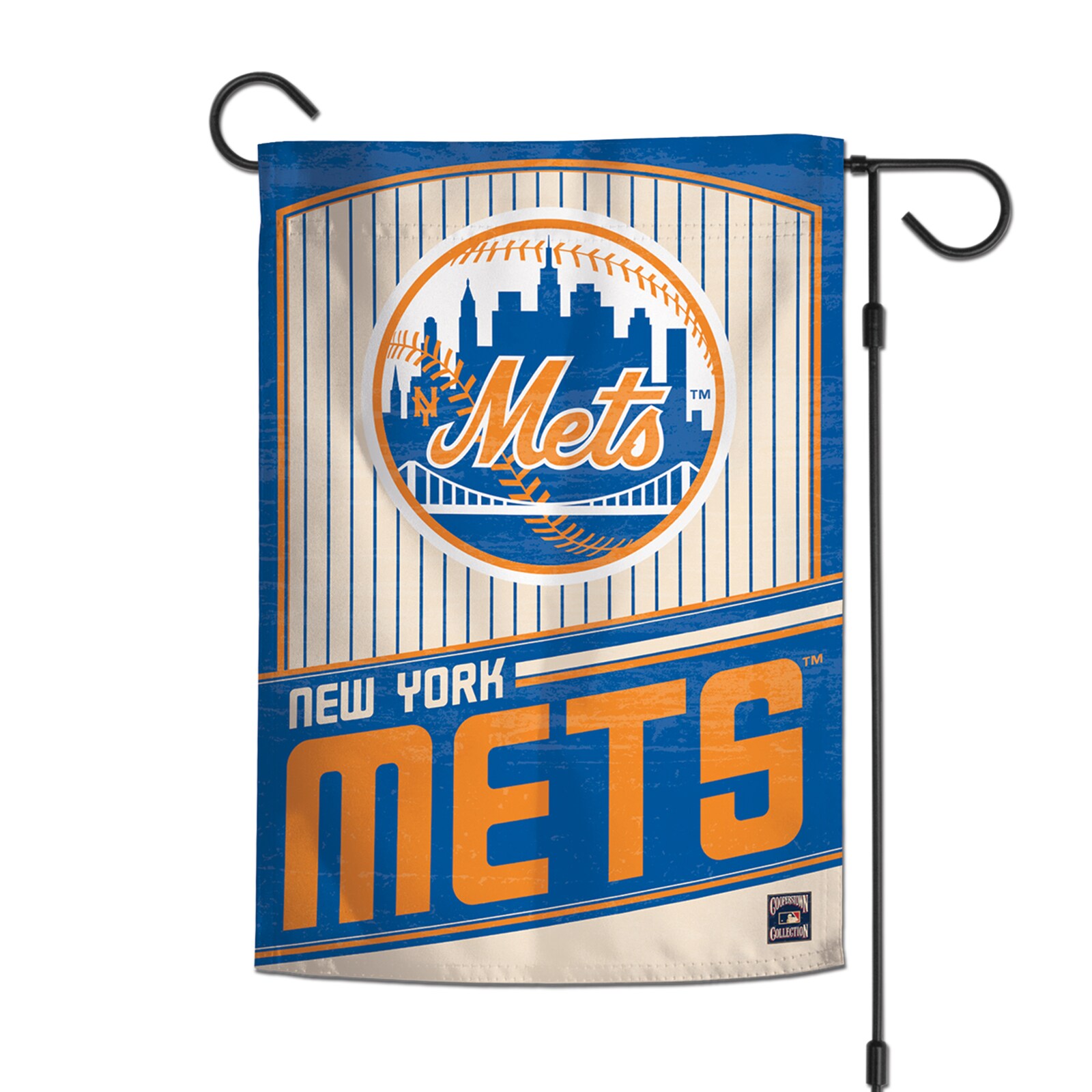 WinCraft New York Mets 양면 12'' x 18'' 가든 깃발 상세 이미지 3