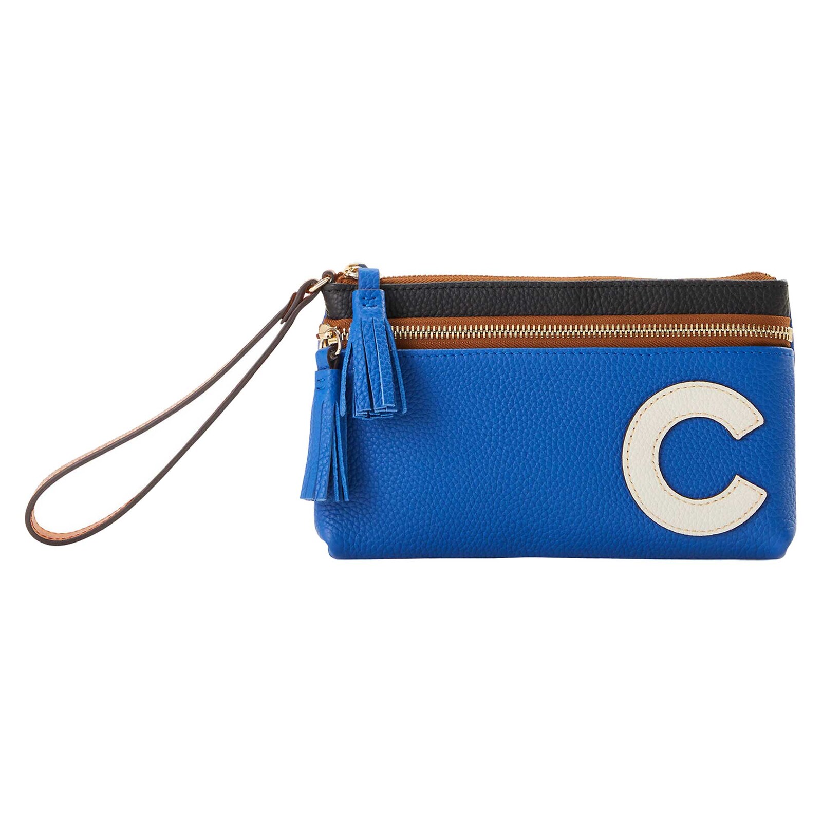 Chicago Cubs Dooney & Bourke Infield 더블 지퍼 손목지갑 상세 이미지 5