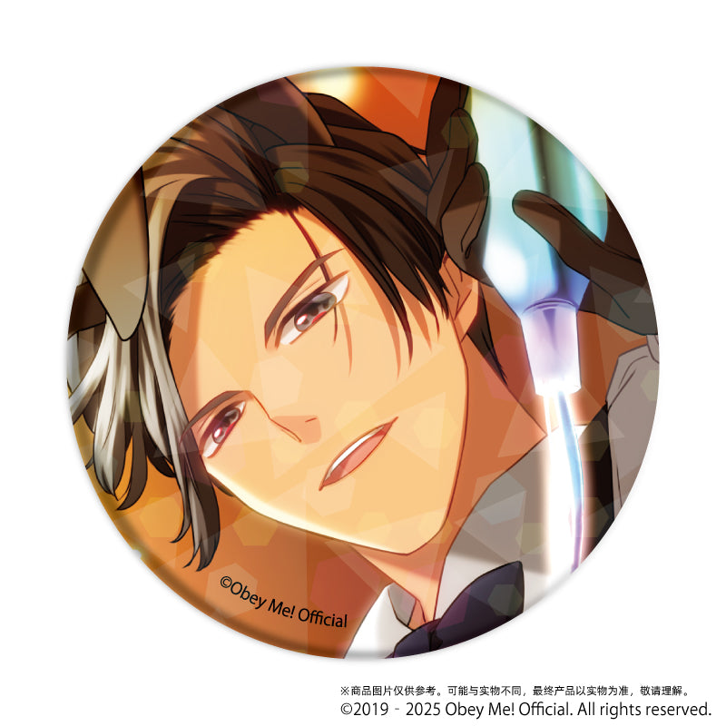 (1BOX=7)(Goods - Badge) Obey Me! 홀로그램 버튼 배지 (65mm) 08 (공식 일러스트) 상세 이미지 2