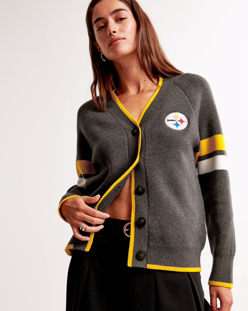 Pittsburgh Steelers LuxeLoft Cardigan 상세 이미지 4