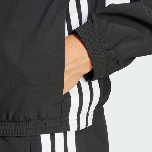 Train Essentials 3-Stripes Woven Warm-Up Jacket 상세 이미지 6