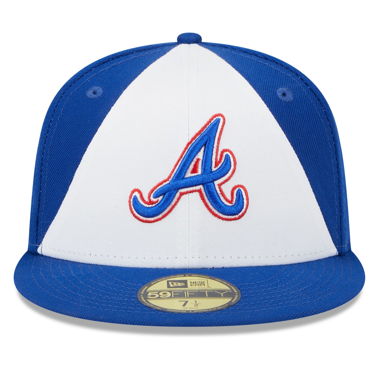 남성용 Atlanta Braves New Era 화이트/로열 2023 시티 커넥트 59FIFTY 피티드 모자 상세 이미지 3