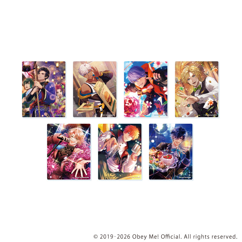 (1BOX=7)(굿즈 - 카드) Obey Me! Nightbringer 아크릴 카드 11 (공식 일러스트)
