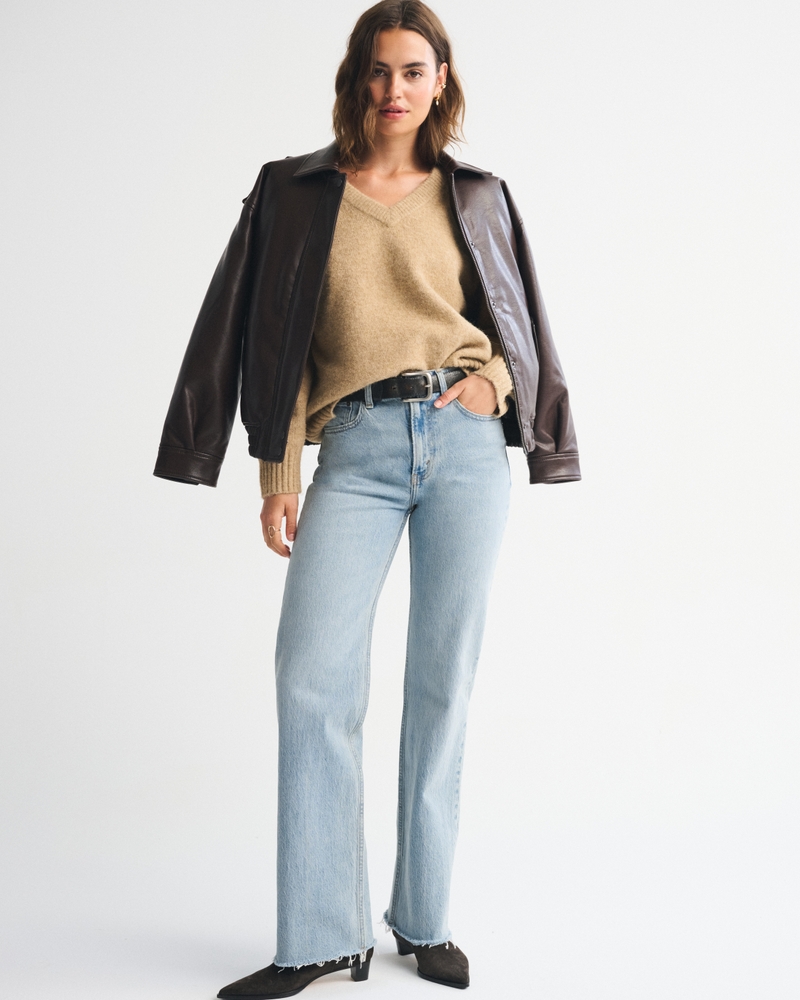 High Rise 90s Relaxed Raw Hem Jean 상세 이미지 2