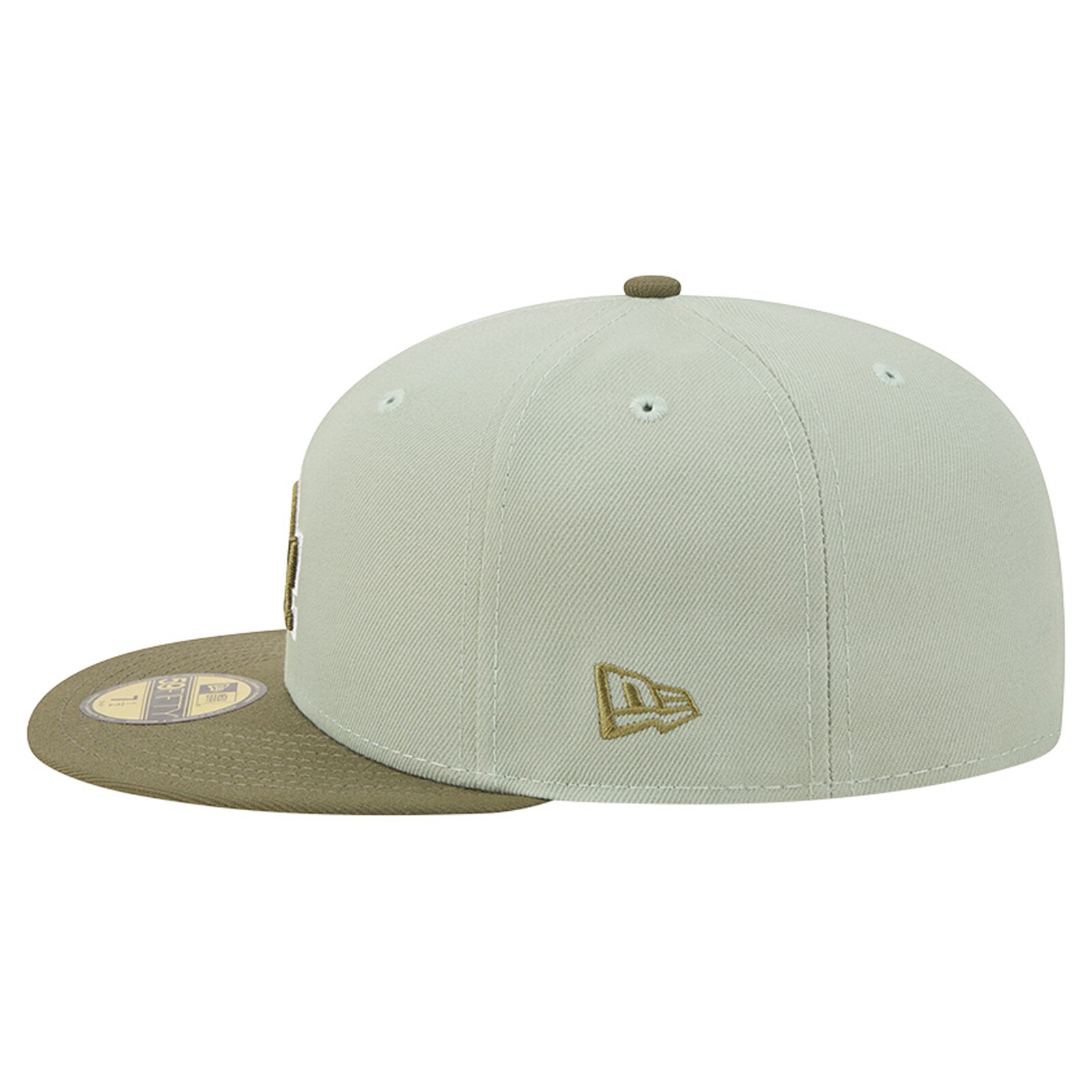 남성용 Los Angeles Dodgers New Era 그린/올리브 컬러 팩 59FIFTY 피티드 모자 상세 이미지 5