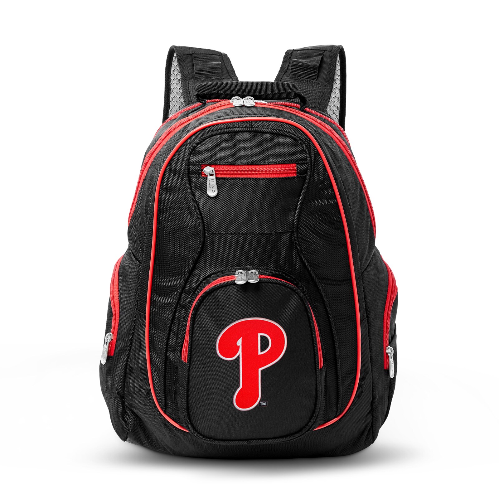 Philadelphia Phillies MOJO 블랙 트림 Color 노트북 백팩 상세 이미지 2