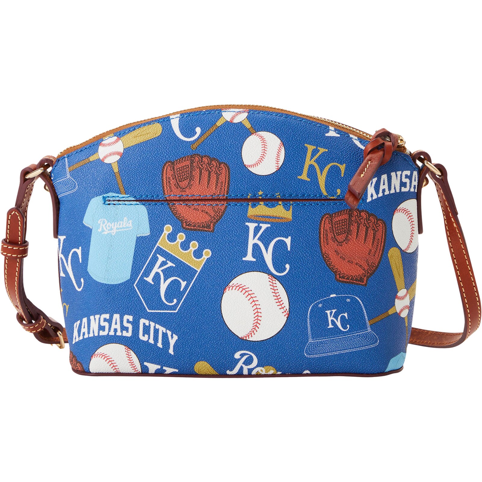 여성용 Kansas City Royals Dooney & Bourke Game Day Suki 크로스바디 백 상세 이미지 5