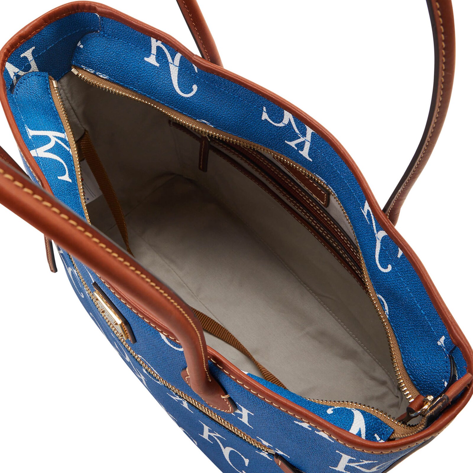 Kansas City Royals Dooney & Bourke 스포티 모노그램 토트백 상세 이미지 4