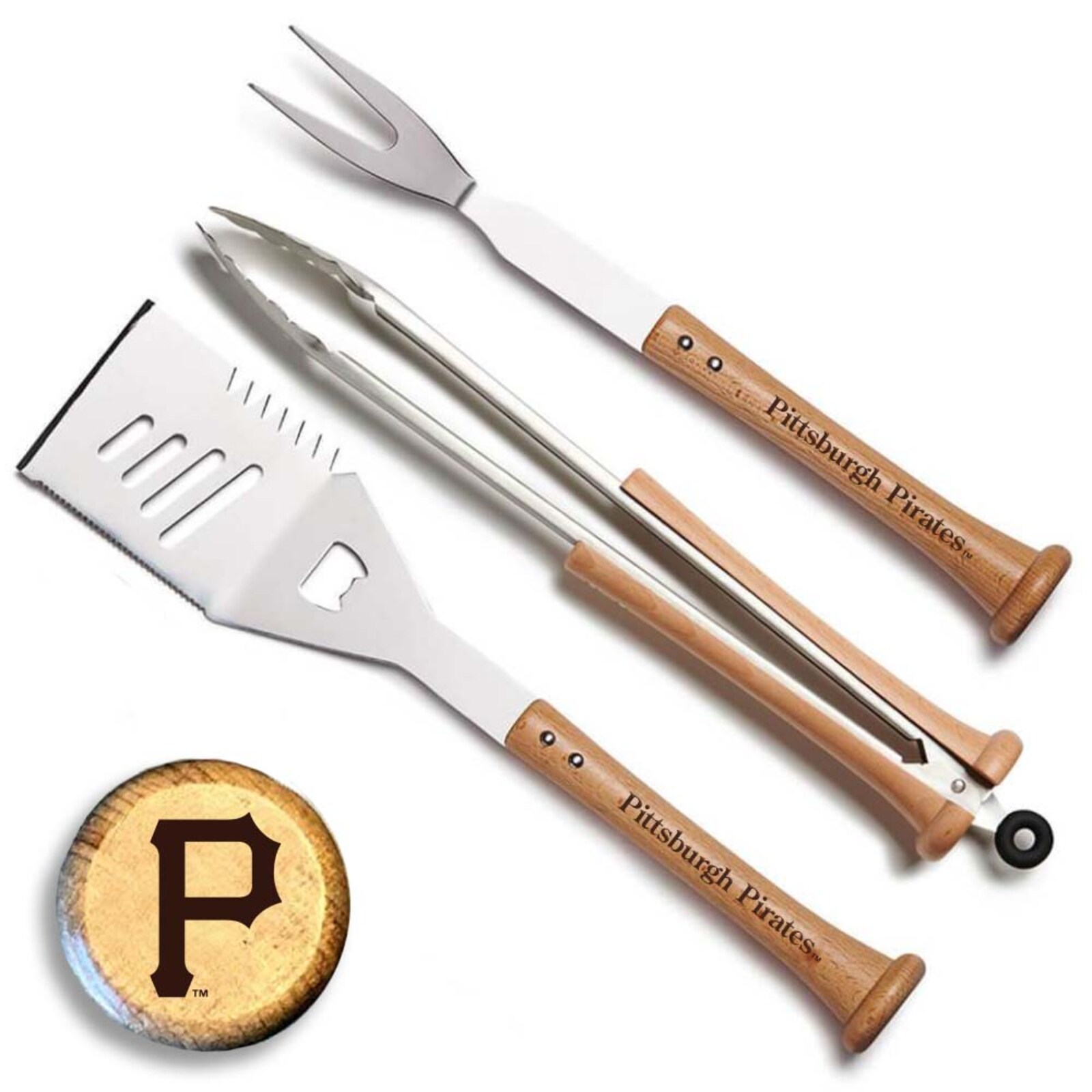 Pittsburgh Pirates Baseball BBQ 트리플 플레이 콤보 세트