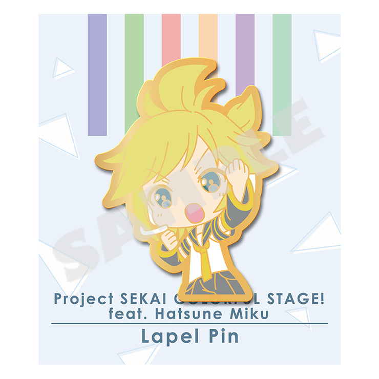 (상품 - 배지) Hatsune Miku: Colorful Stage! 핀 배지 Vol.2 카가미네 렌 상세 이미지 2
