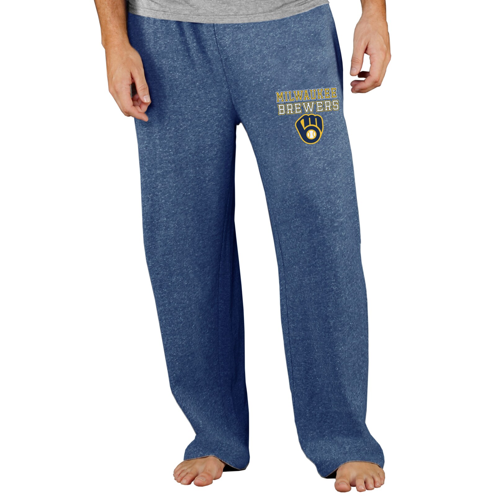 남성용 Milwaukee Brewers Concepts Sport 네이비 팀 메인스트림 테리 팬츠
