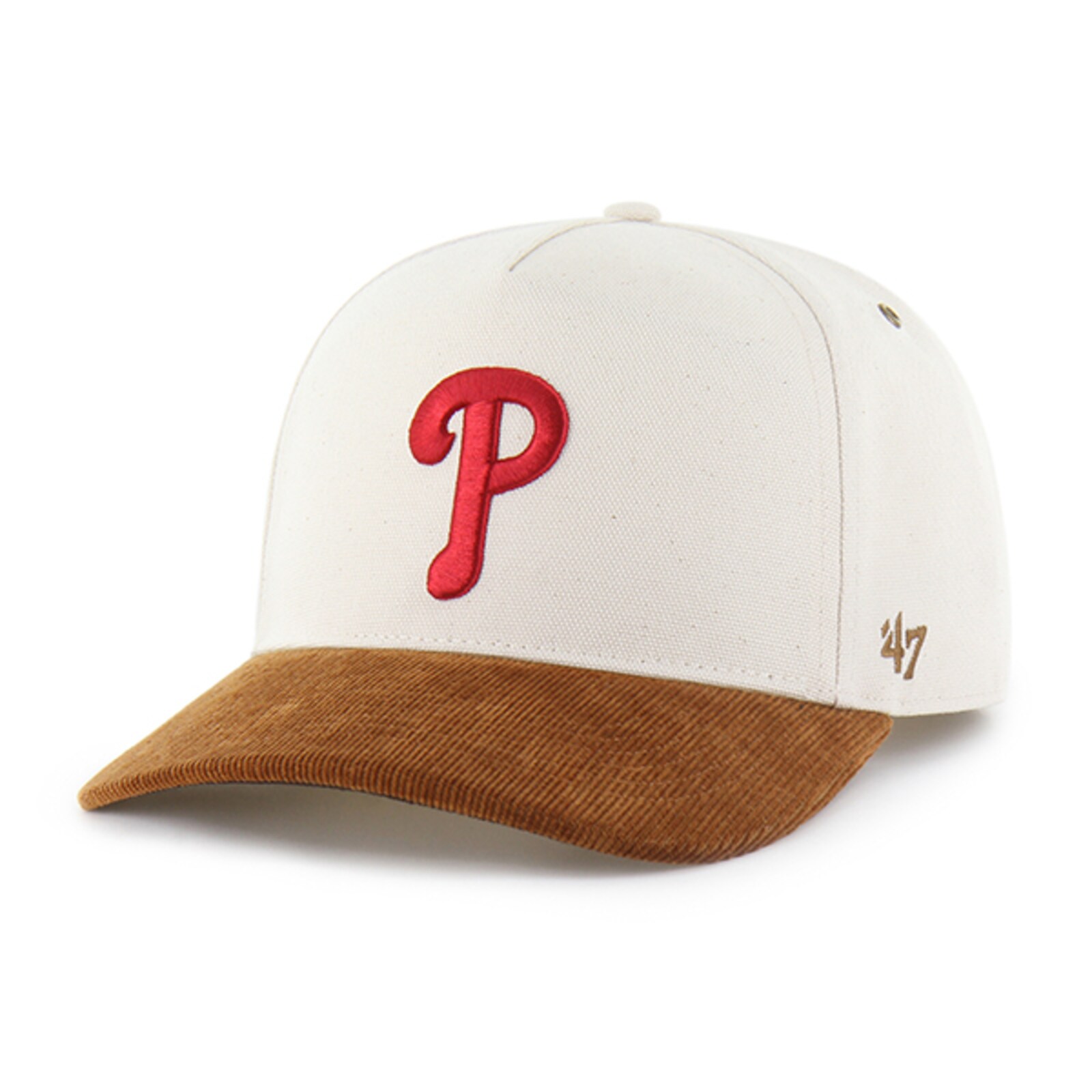 남성용 Philadelphia Phillies Carhartt x '47 내추럴/브라운 언다이드 릴랙스드 Hitch 조절식 모자 상세 이미지 2