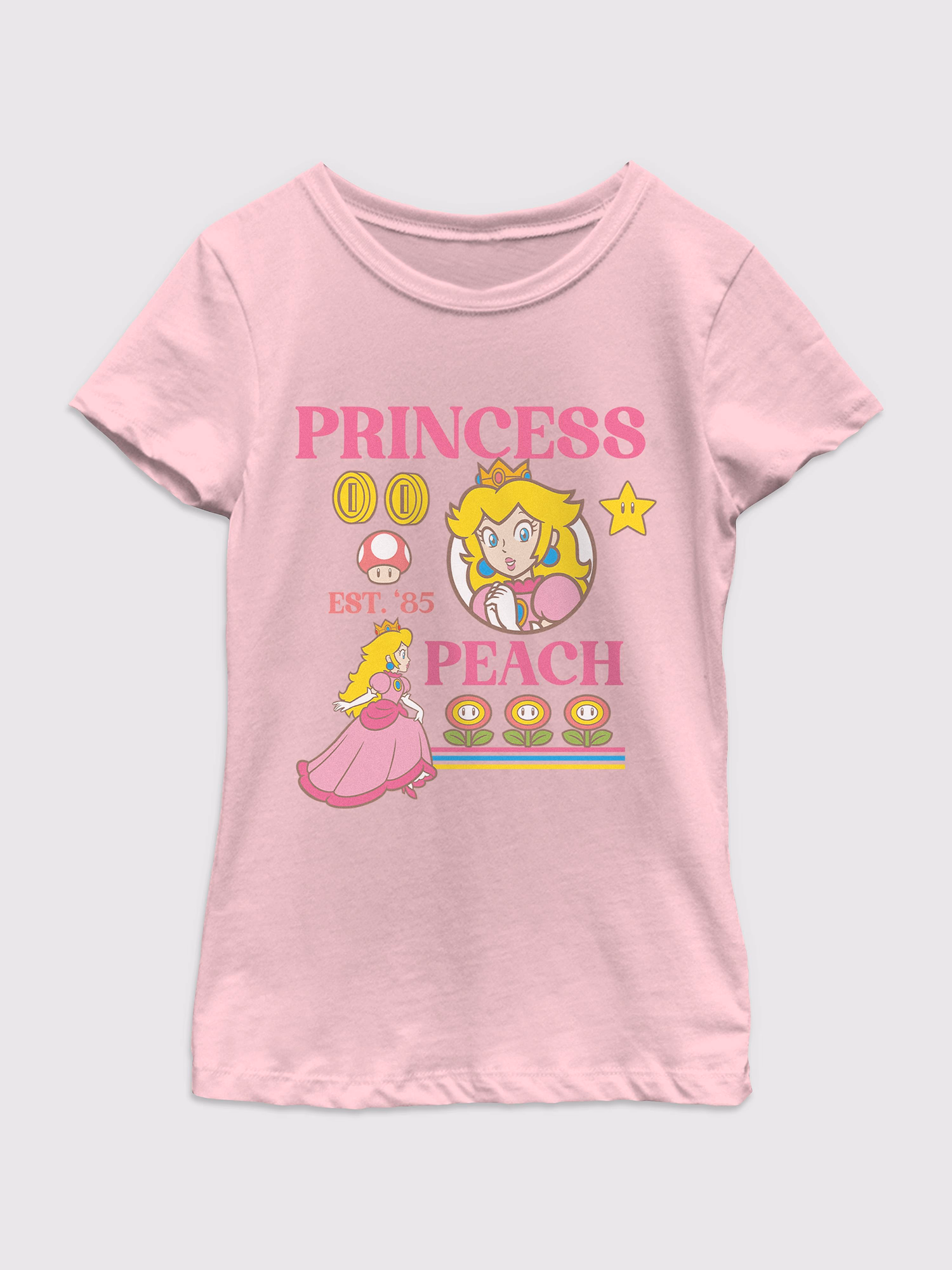 Princess Peach 그래픽 티셔츠