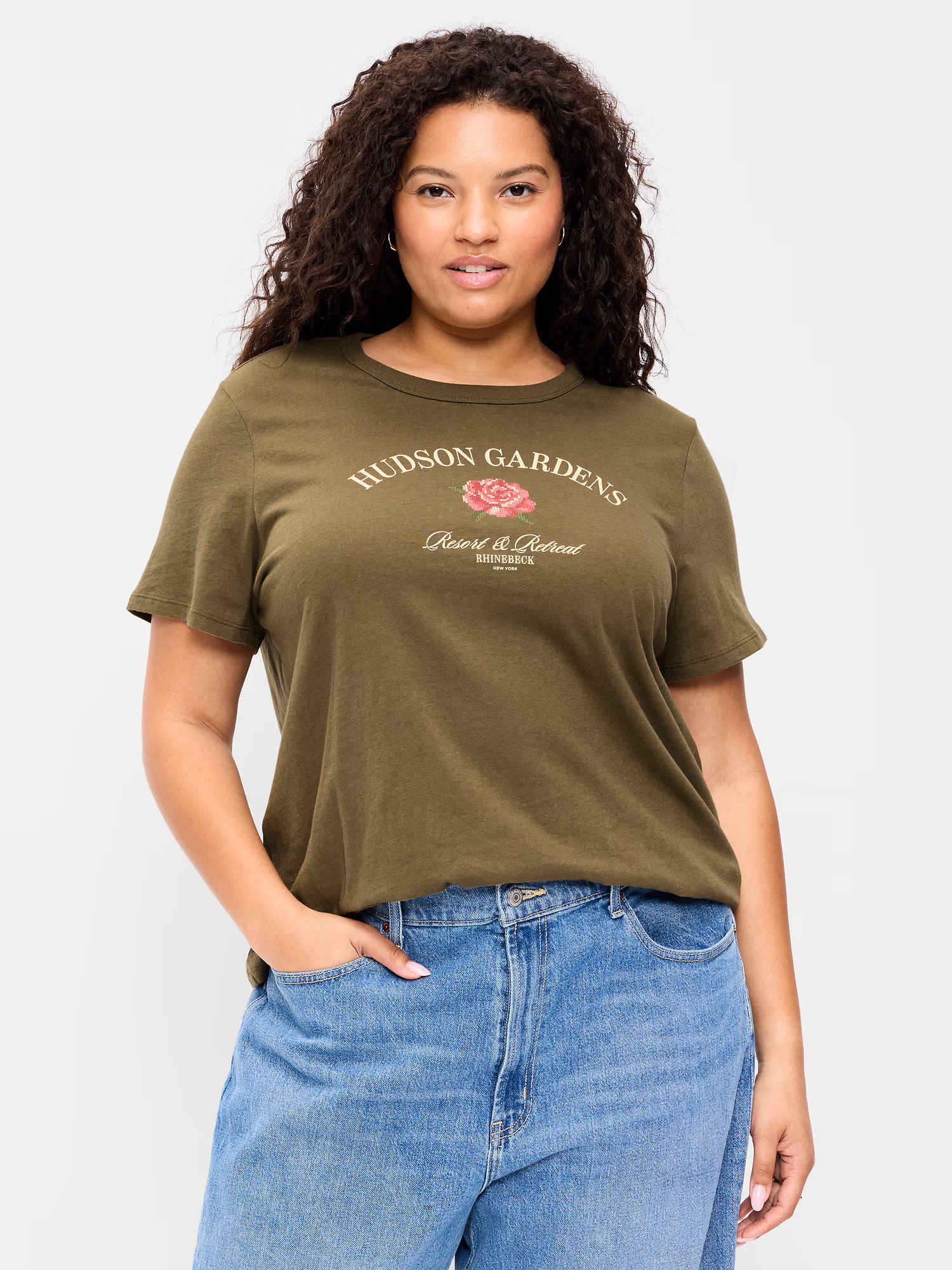 EveryWear 크루넥 그래픽 티셔츠 상세 이미지 7
