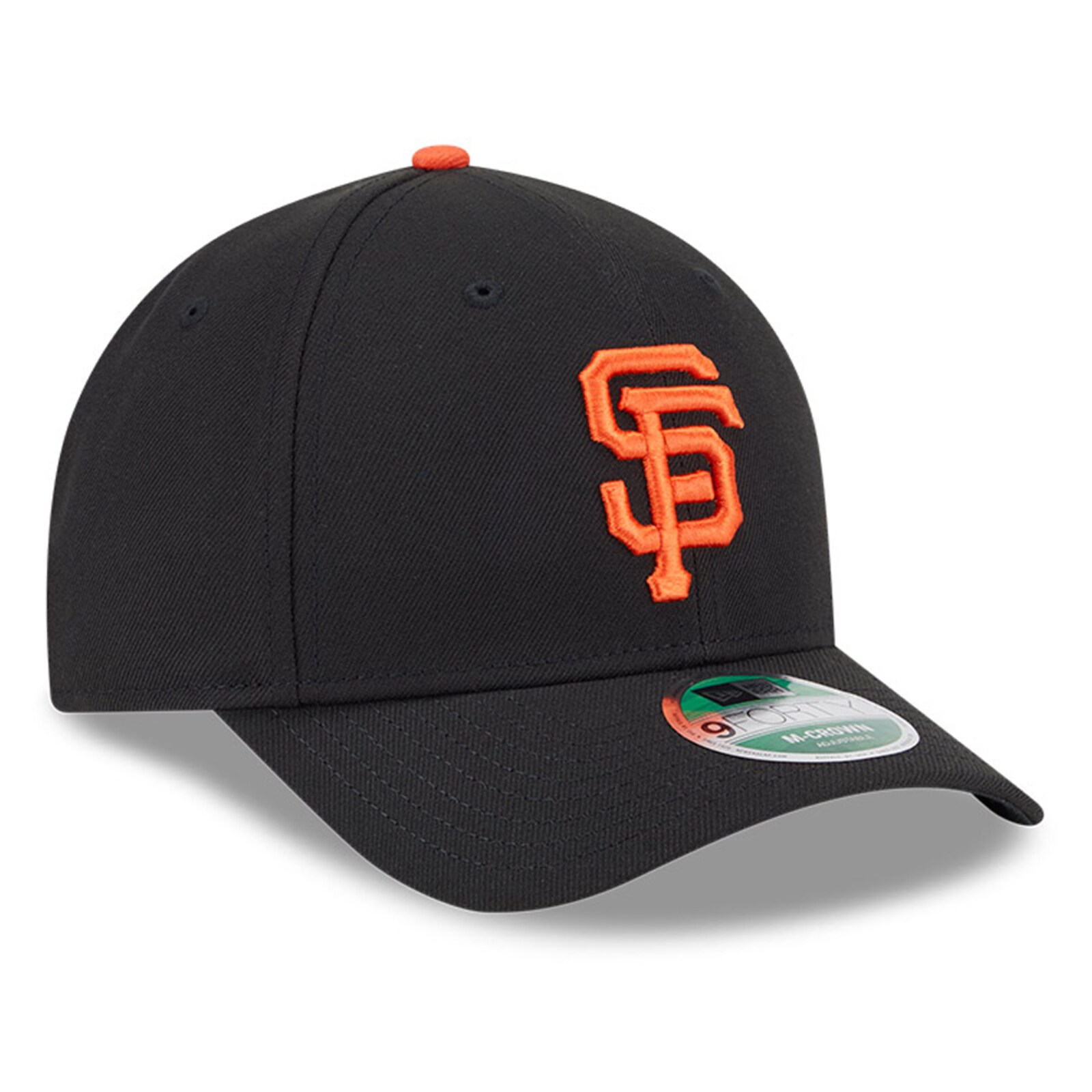 남성용 San Francisco Giants New Era 블랙 플레이어 레플리카 9FORTY 조절식 모자 상세 이미지 4