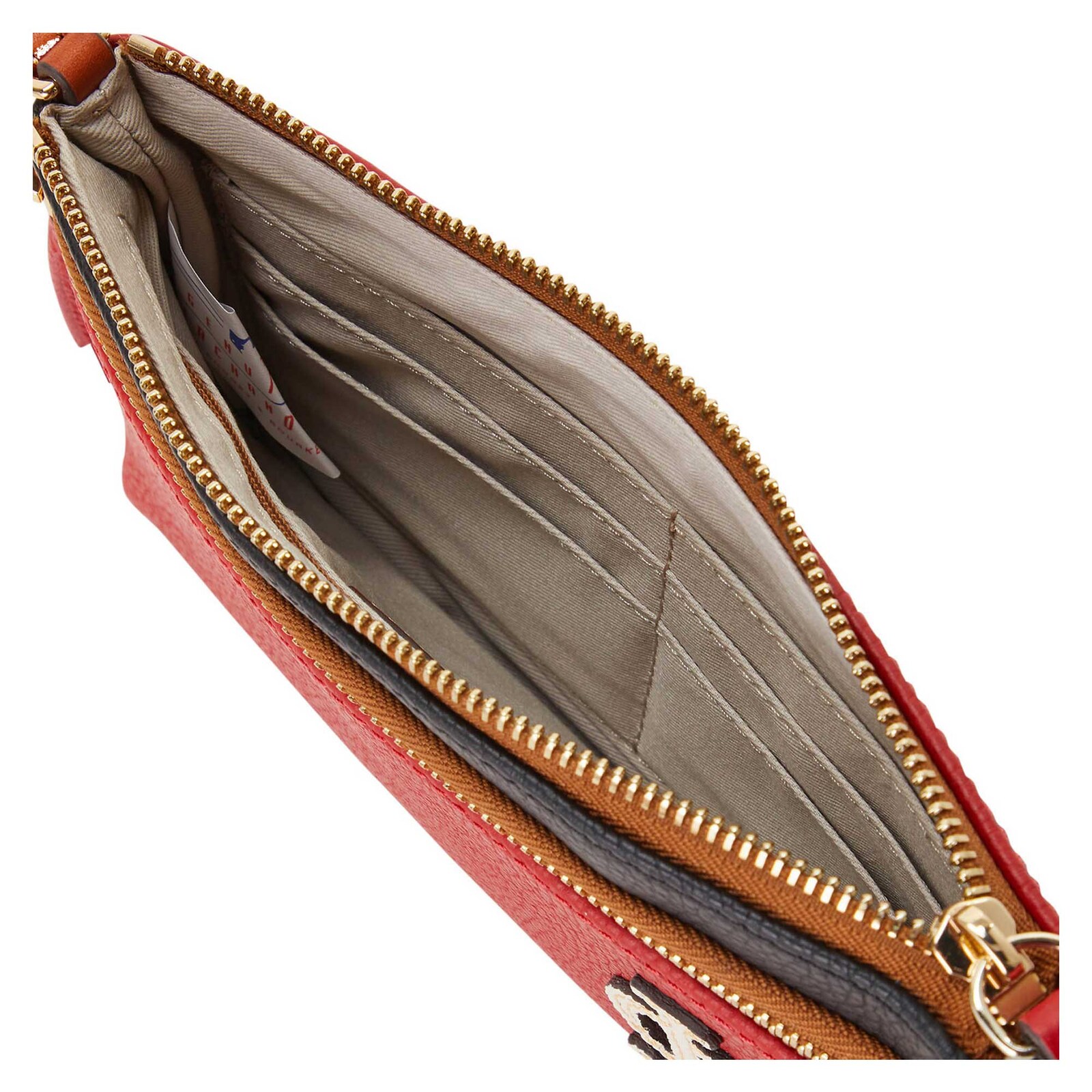 St. Louis Cardinals Dooney & Bourke Infield 이중 지퍼 손목지갑 상세 이미지 3