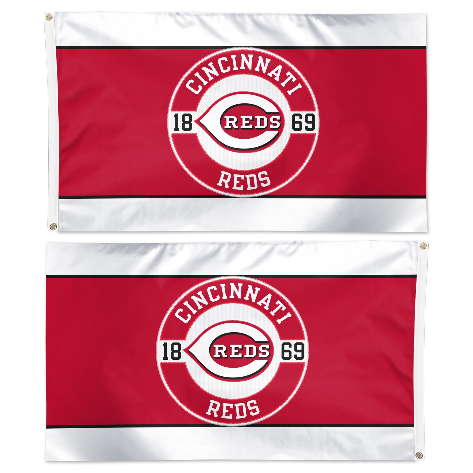 Cincinnati Reds WinCraft 3' x 5' 아플리케 깃발 상세 이미지 4
