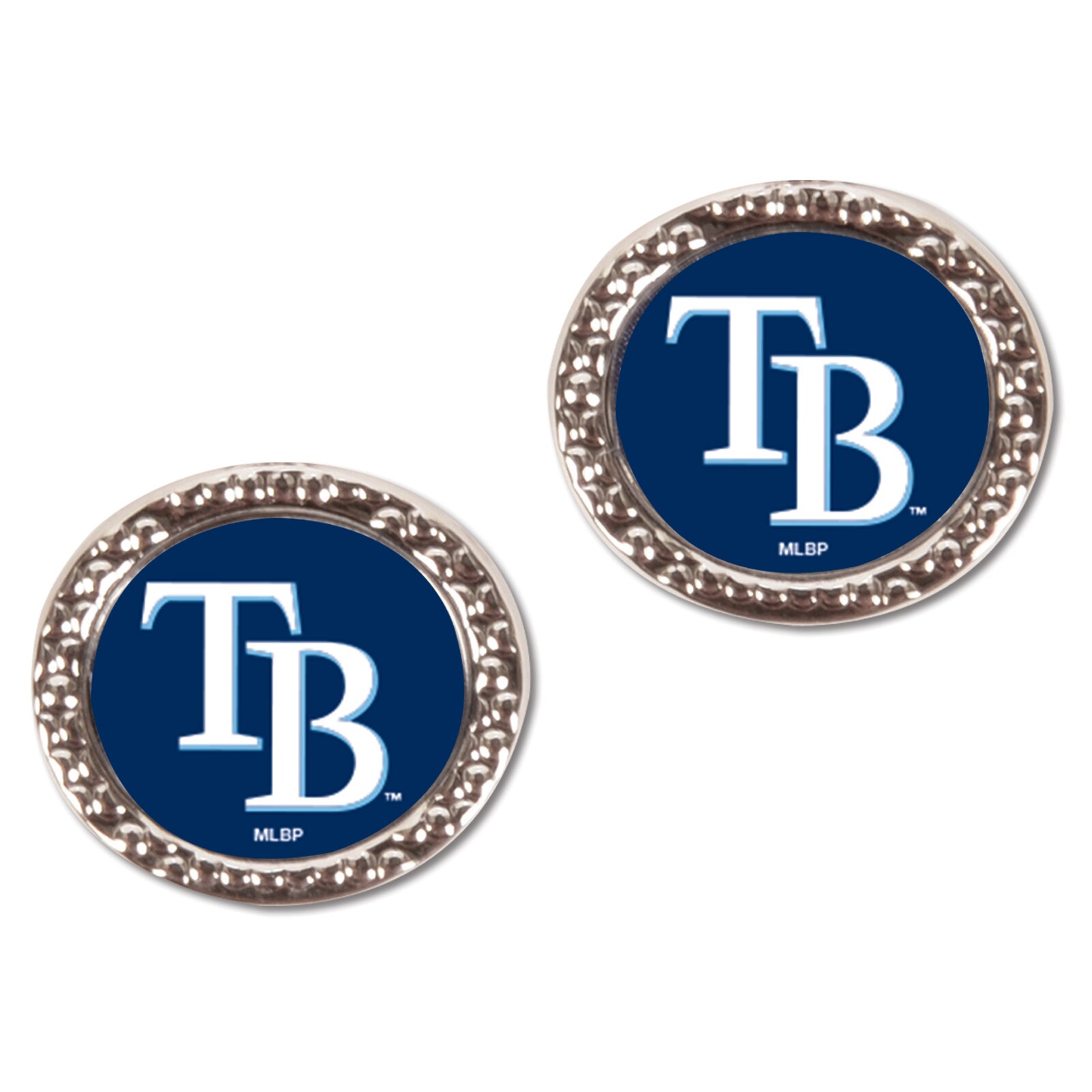 여성용 Tampa Bay Rays WinCraft 라운드 포스트 귀걸이