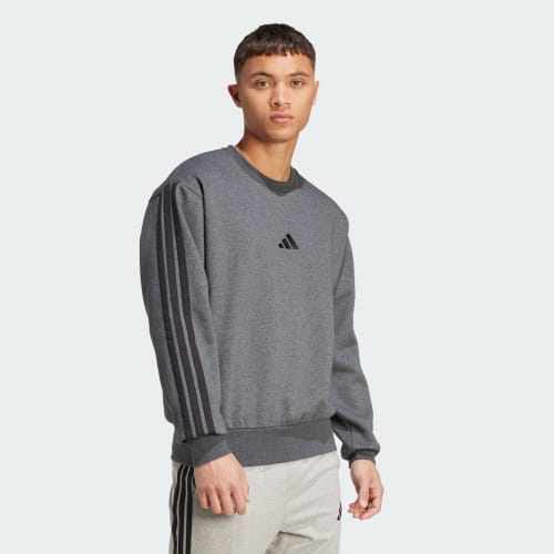 Essentials 3-Stripes Fleece Sweatshirt 상세 이미지 3