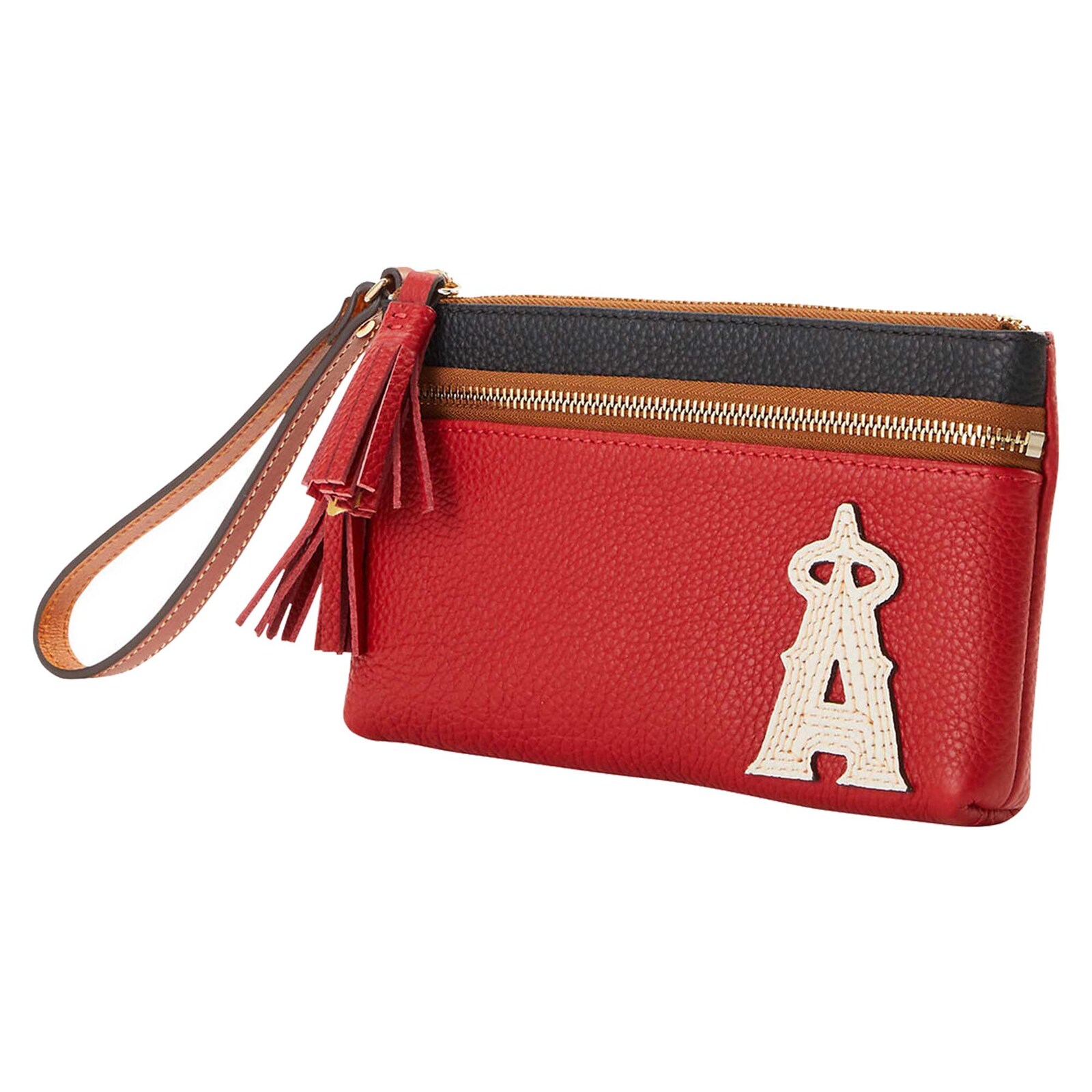 로스앤젤레스 에인절스 Dooney & Bourke Infield Double-Zip 손목지갑 상세 이미지 2