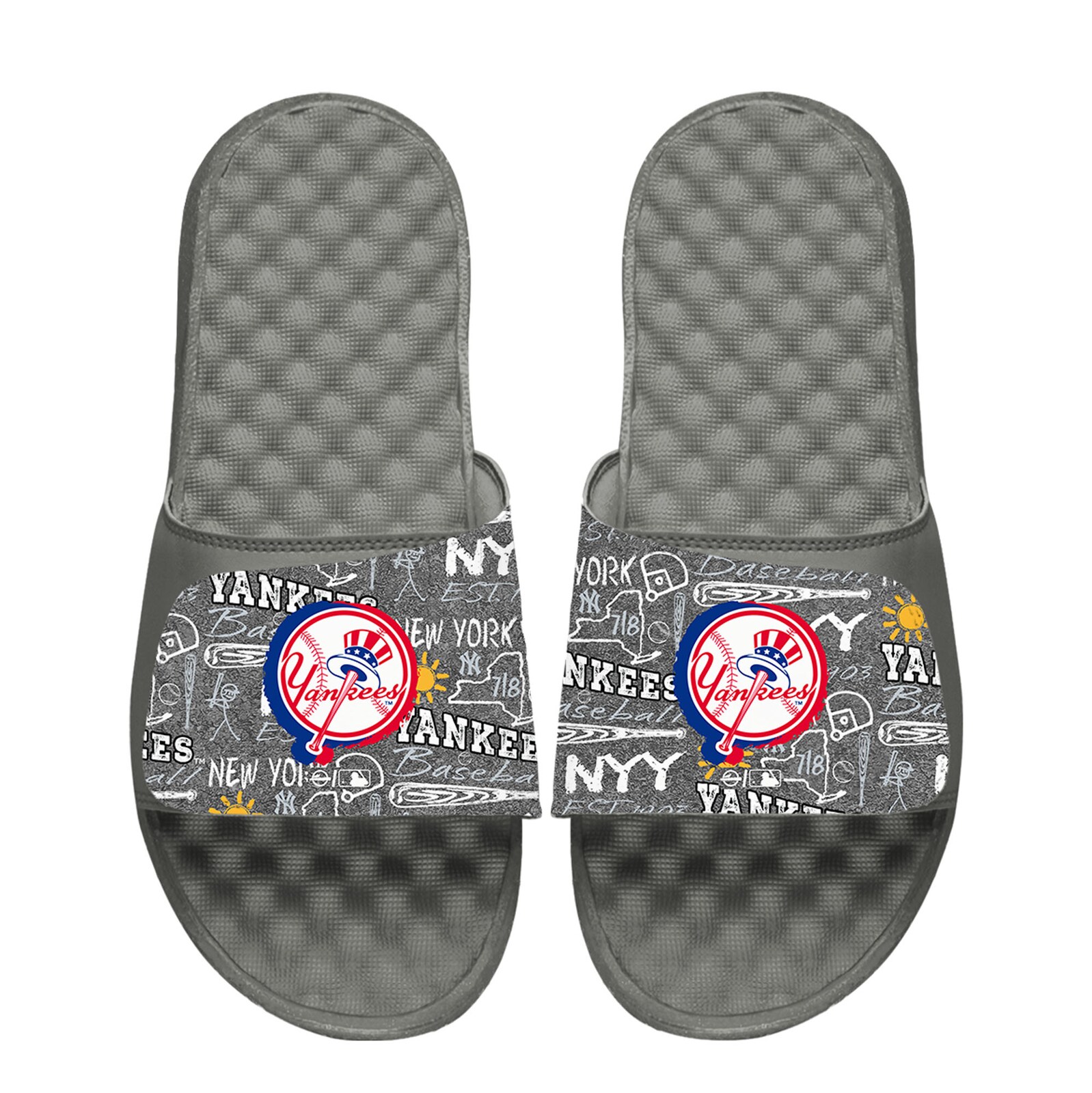 유소년 New York Yankees ISlide 초크 양말 & 슬라이드 샌들 세트 상세 이미지 3
