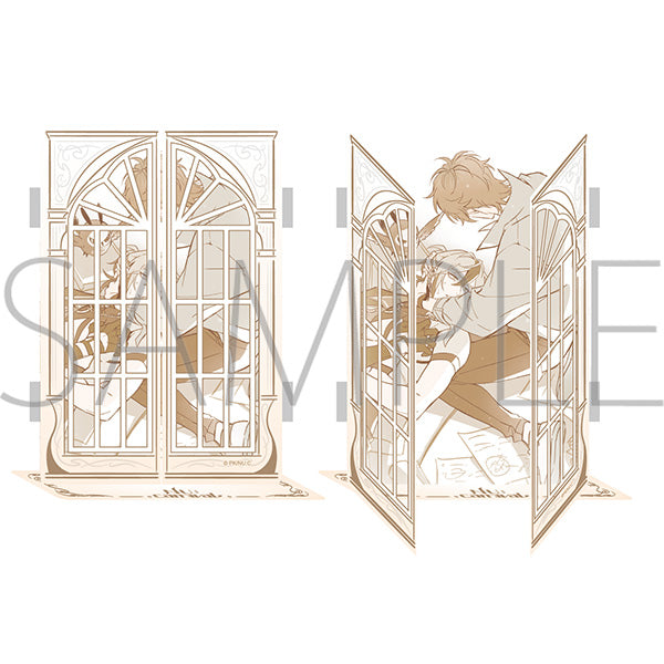 (굿즈 - 아크릴 스탠드) NU: Carnival 창문형 아크릴 스탠드 / Eiden & Rei