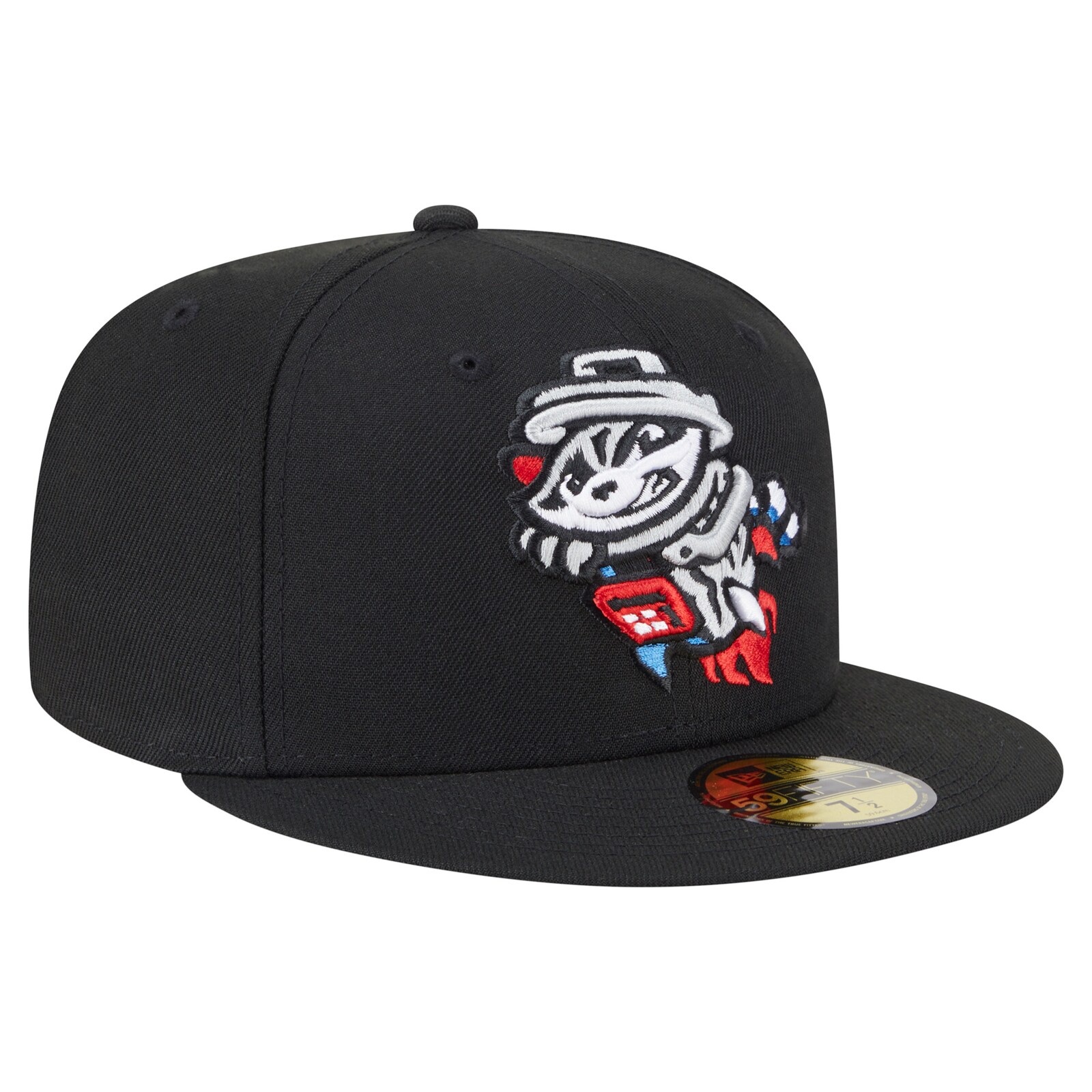 남성용 Rocket City Trash Pandas Authentic Collection 59FIFTY 피티드 모자 상세 이미지 4
