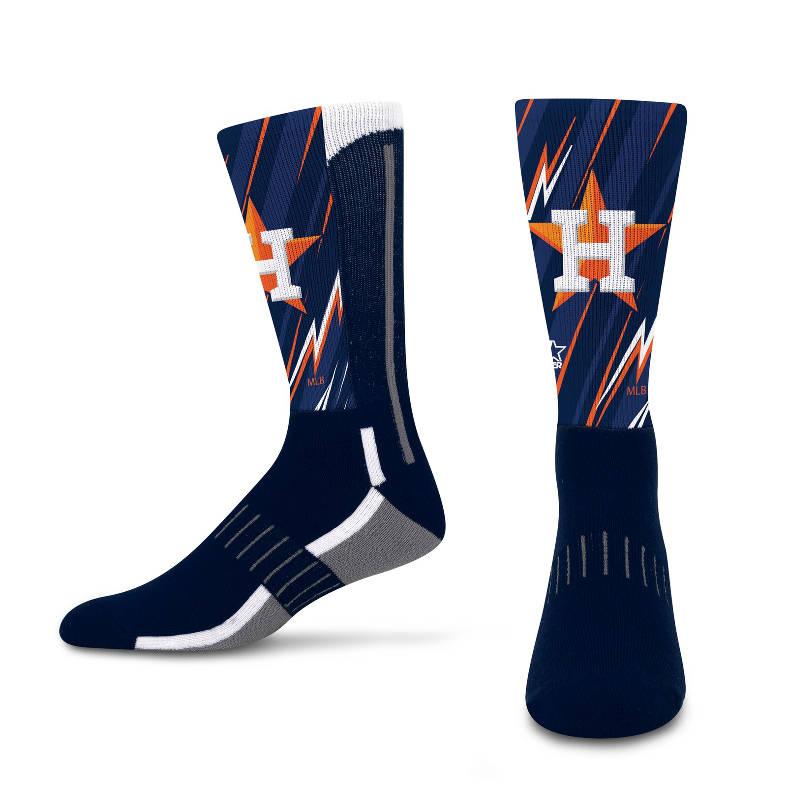 남녀공용 Houston Astros Starter Big Energy Neo 2팩 크루 양말 세트 상세 이미지 4