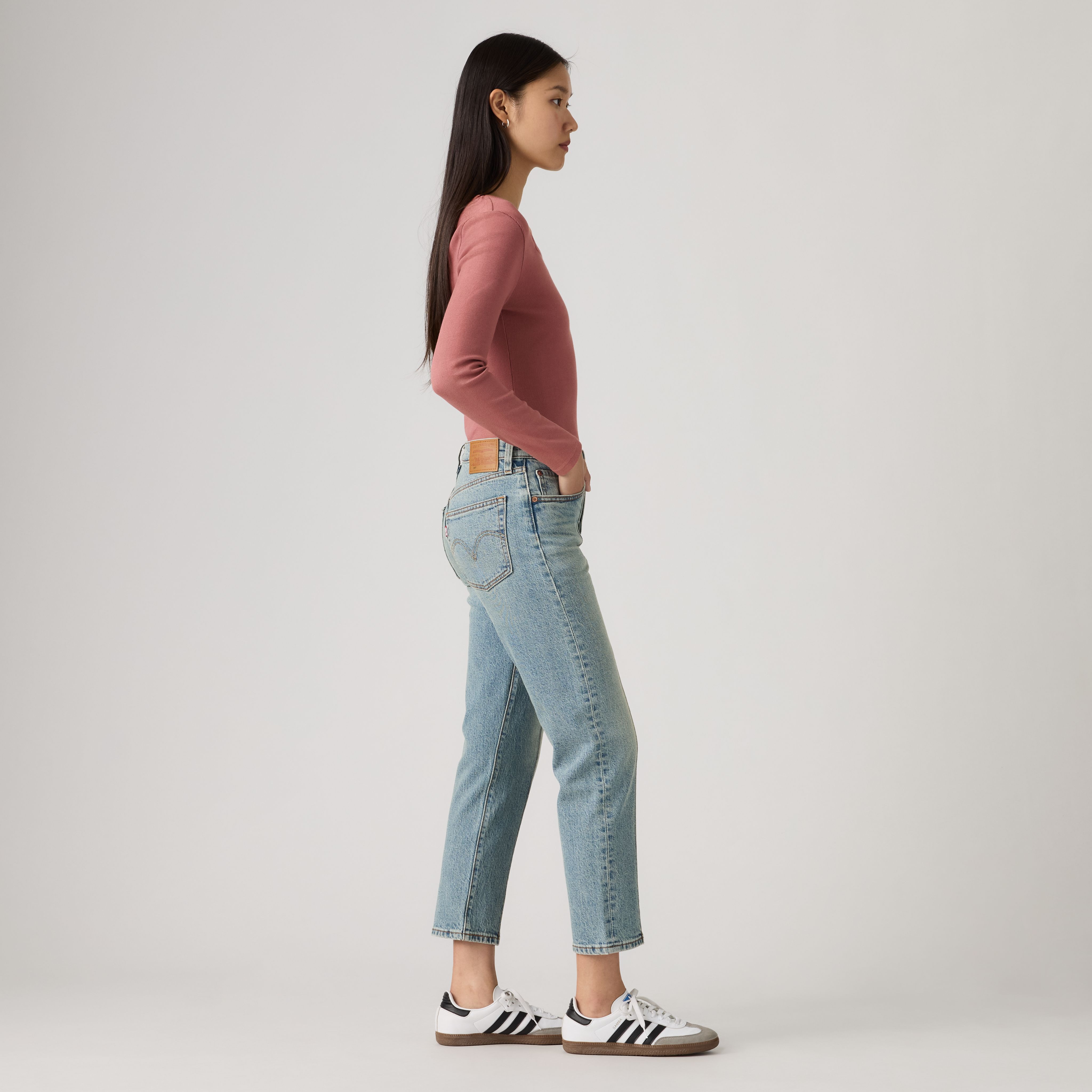 501® 오리지널 핏 크롭 여성용 청바지 상세 이미지 4