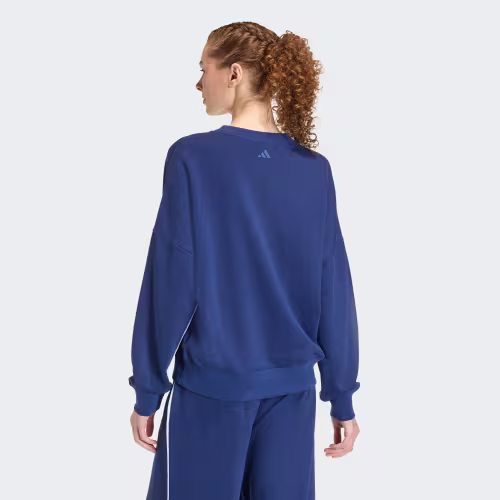 Seasonal Essentials Colorpop Sweatshirt with Embroidered Graphic 상세 이미지 3