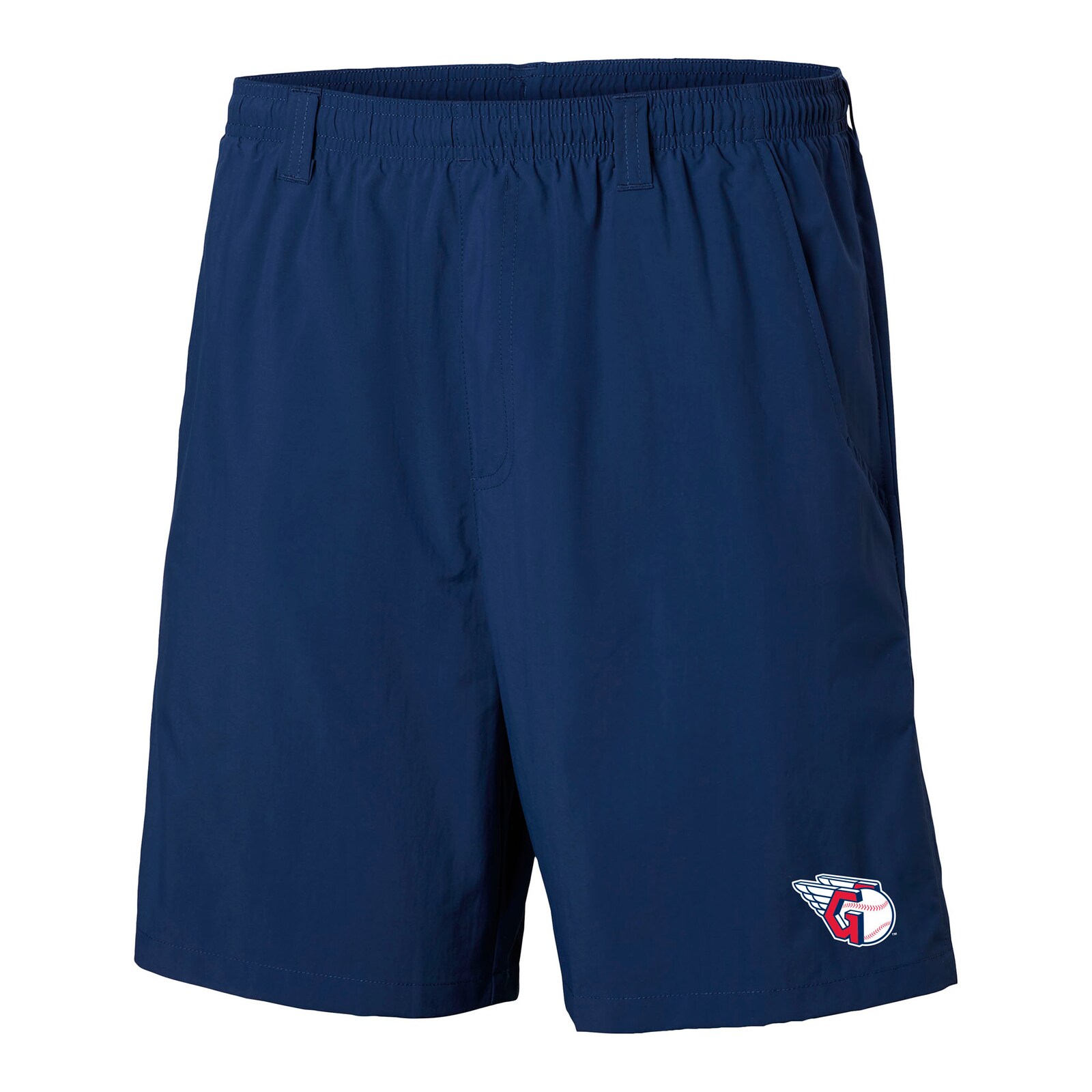 남성용 Cleveland Guardians Columbia 네이비 PFG Backcast III 워터 쇼츠 상세 이미지 2