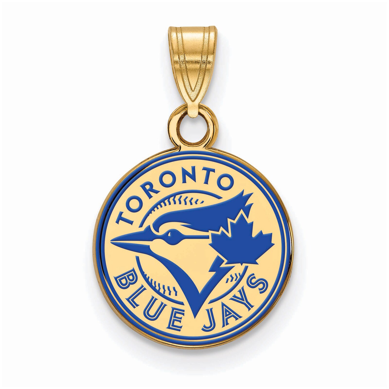 여성용 Toronto Blue Jays 골드 도금 에나멜 펜던트 상세 이미지 2