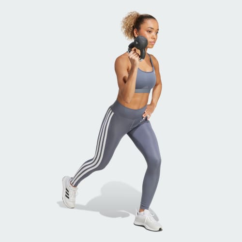 Optime Essentials 3-Stripes 7/8 Leggings 상세 이미지 3