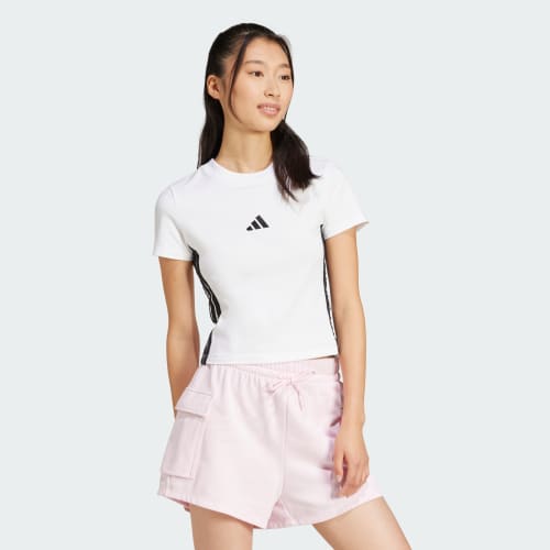 Essentials 3-Stripes Slim Baby Tee 상세 이미지 3