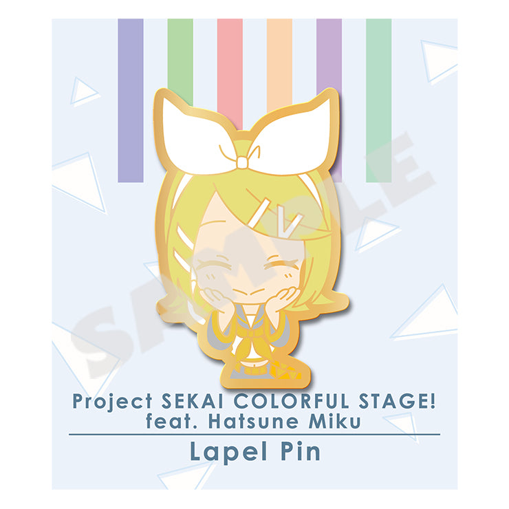 (굿즈 - 배지) Hatsune Miku: Colorful Stage! 핀 배지 Vol.2 카가미네 린 상세 이미지 2