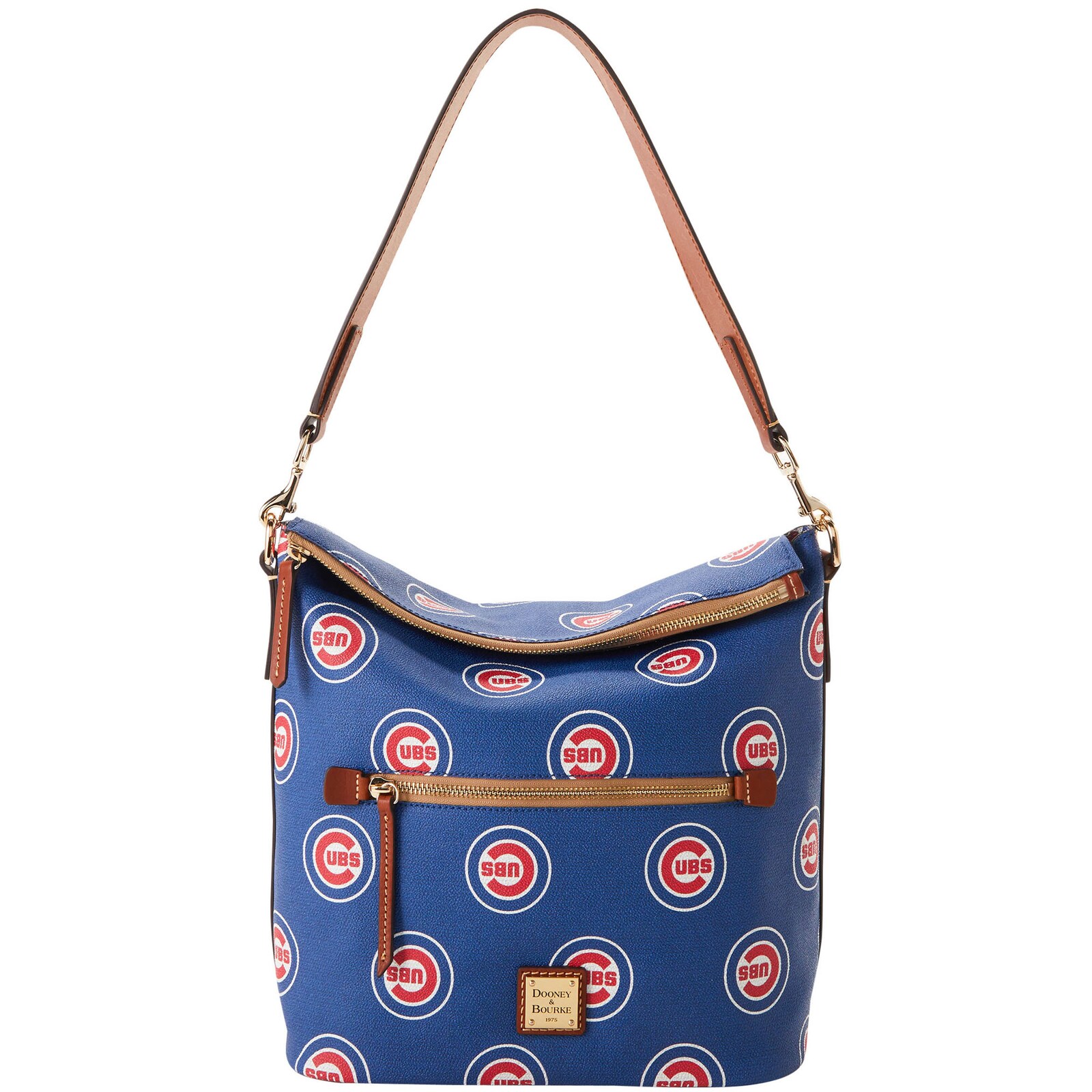 Chicago Cubs Dooney & Bourke Sporty Monogram 라지 가방 상세 이미지 2