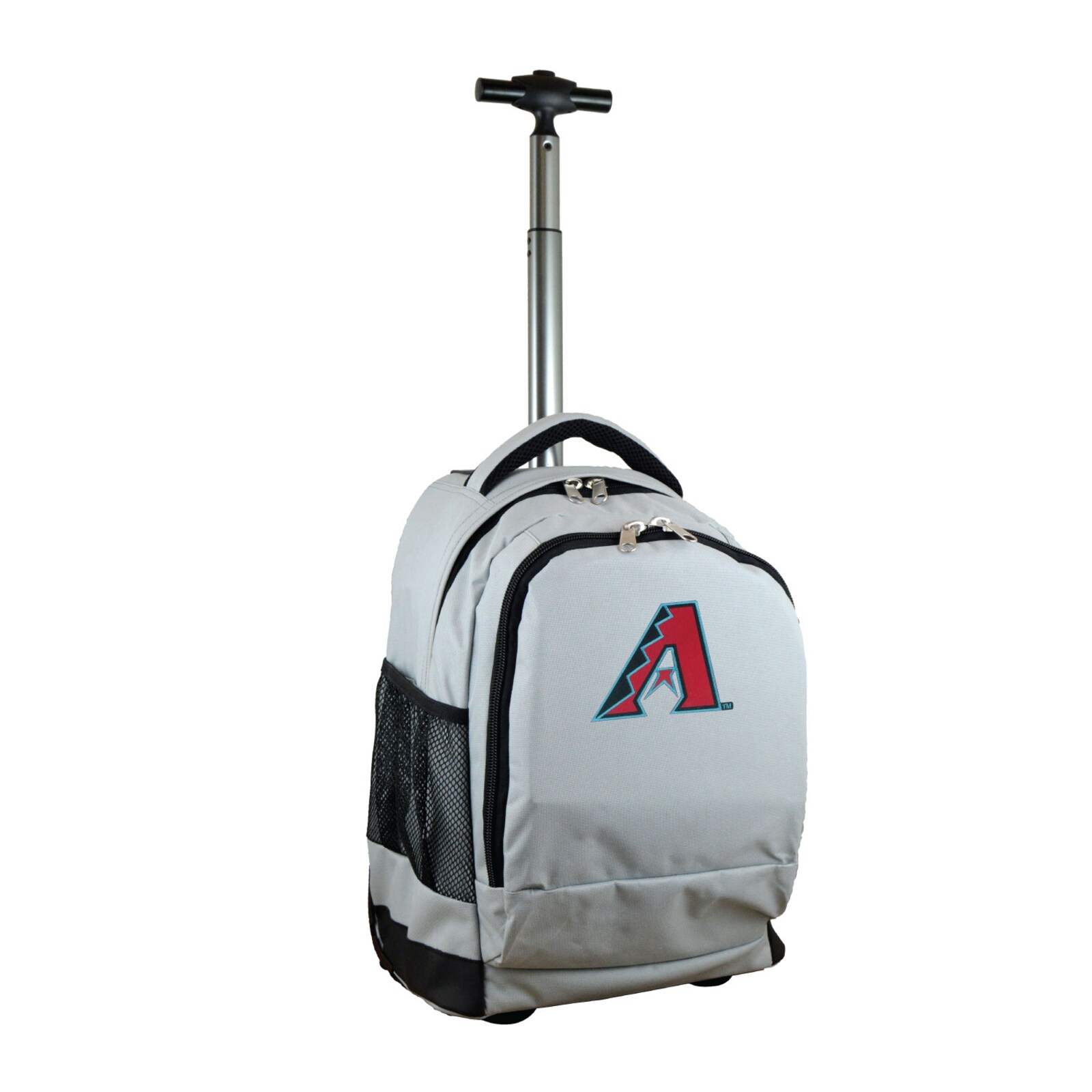 Arizona Diamondbacks 그레이 19인치 프리미엄 바퀴형 백팩 상세 이미지 2