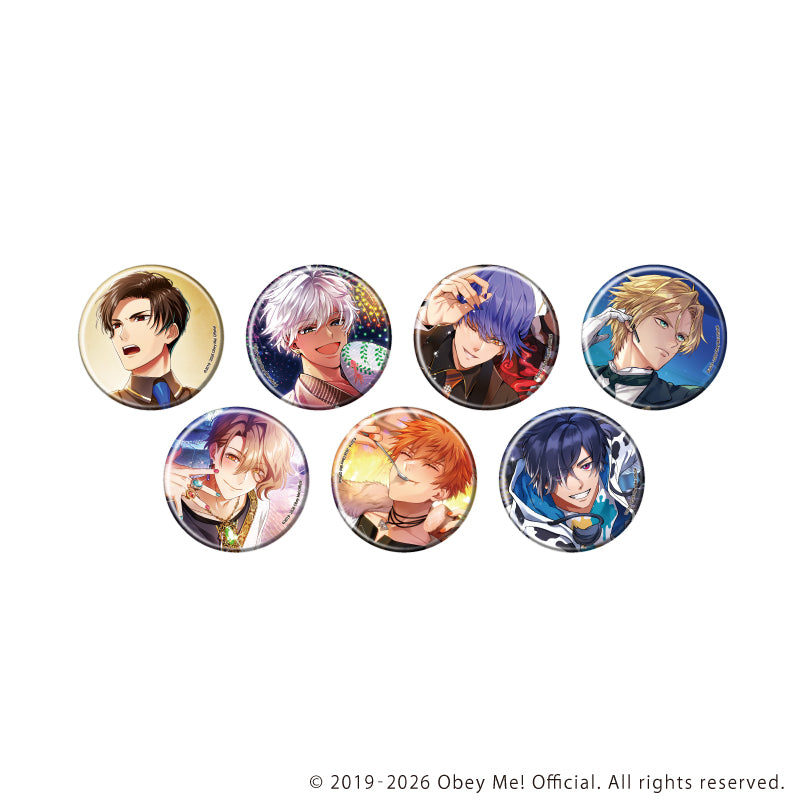(1BOX=7)(굿즈 - 배지) Obey Me! Nightbringer 버튼 배지 30 (공식 일러스트)