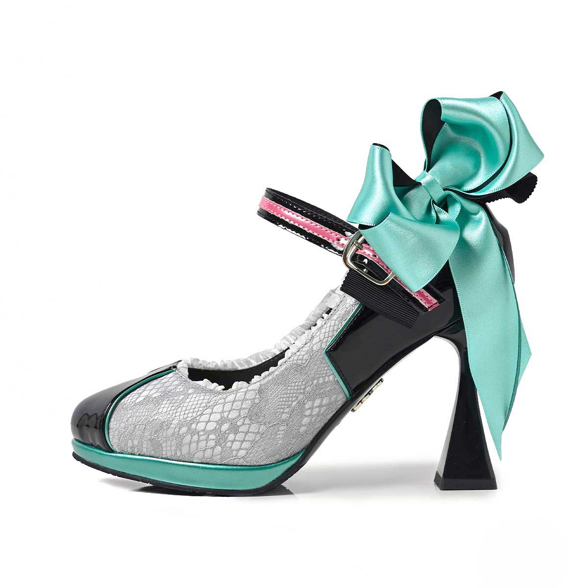 (Goods - Footwear) HATSUNE MIKU ICONIQUE 슈즈 오브제 펌프스 상세 이미지 4