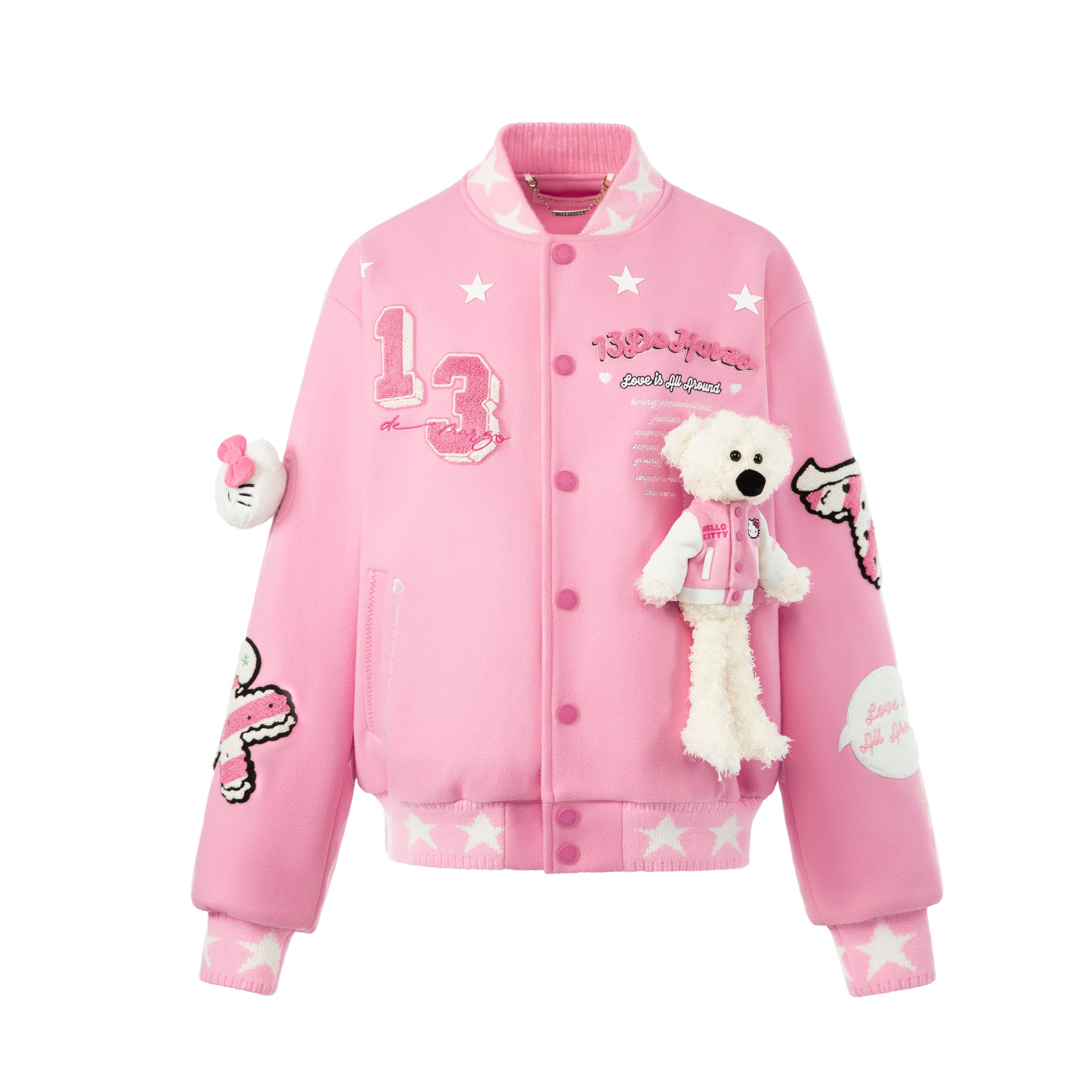 Hello Kitty 곰 야구 재킷