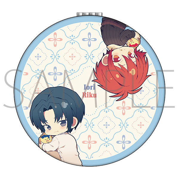 (굿즈 - 거울) IDOLiSH7 Kapurikko Hoobaru 더블 미러 / Iori Izumi & Riku Nanase