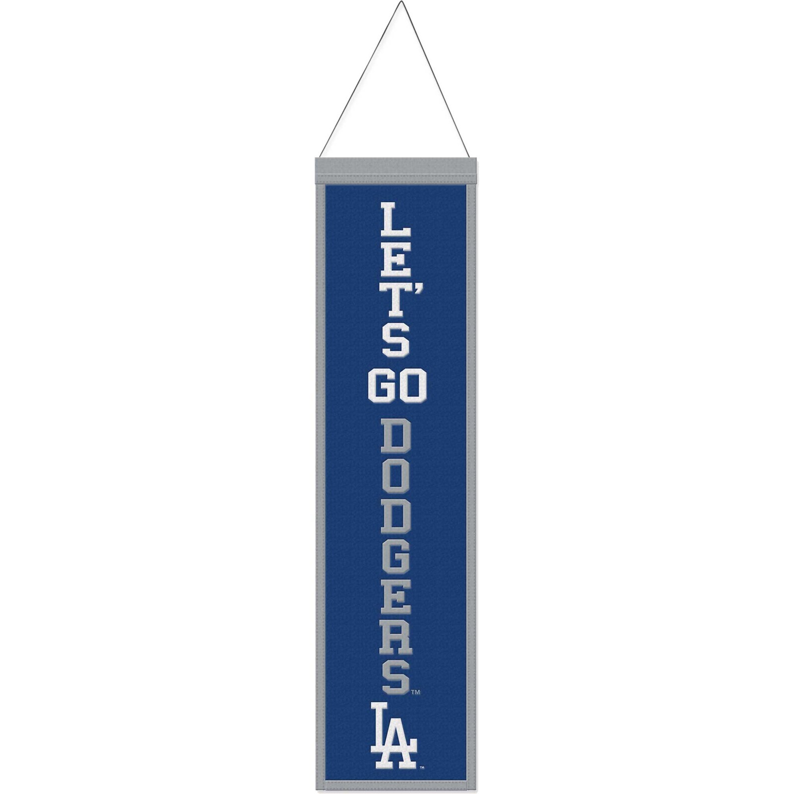 Los Angeles Dodgers WinCraft 8" x 32" 슬로건 울 배너