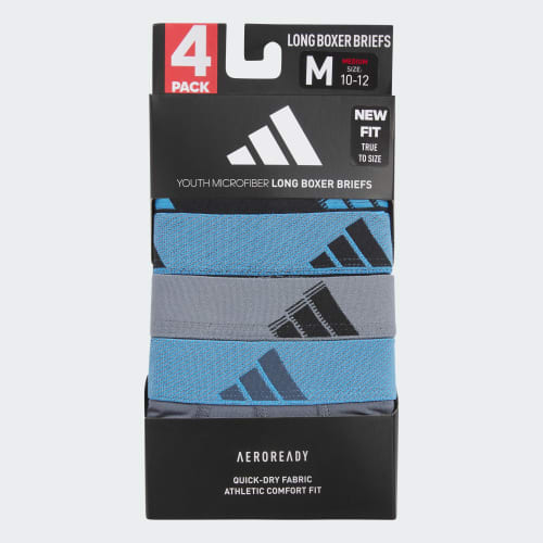Microfiber 4-Pack Long Boxer Briefs Kids 상세 이미지 2