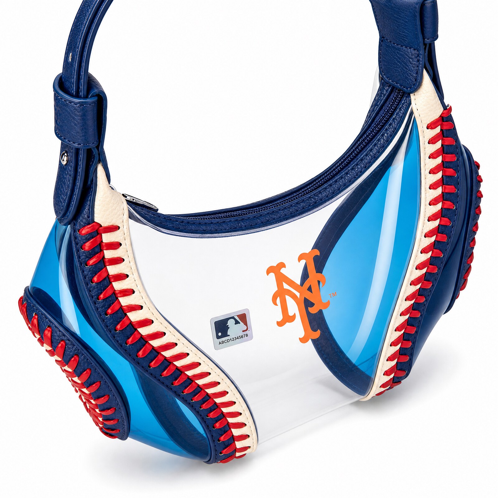 New York Mets Montana West 투명 슬라우치 숄더백 상세 이미지 7