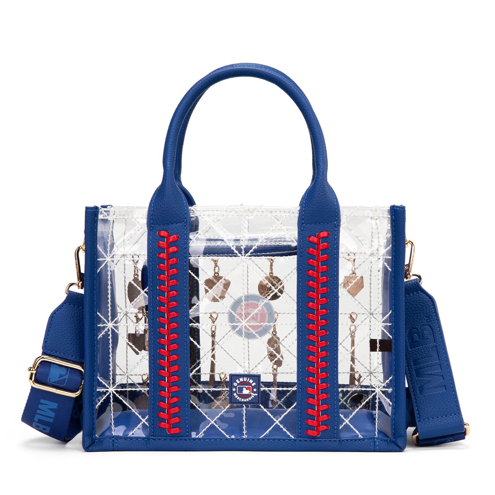 Chicago Cubs Montana West Charmed 휩스티치 토트백 상세 이미지 4