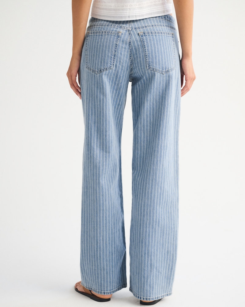 Linen-Blend Low Rise Ultra Loose Drawstring Jean 상세 이미지 5