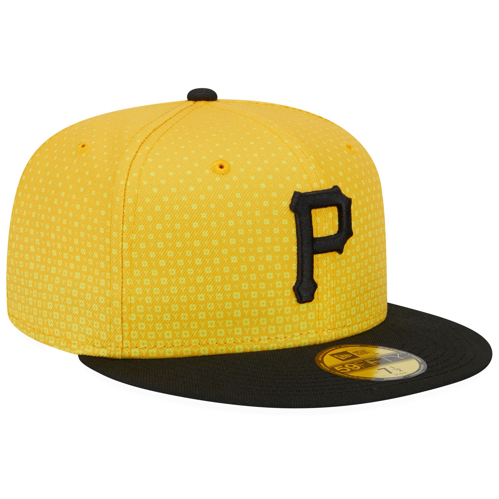 남성용 Pittsburgh Pirates New Era 골드/블랙 2023 시티 커넥트 59FIFTY 피티드 모자 상세 이미지 4