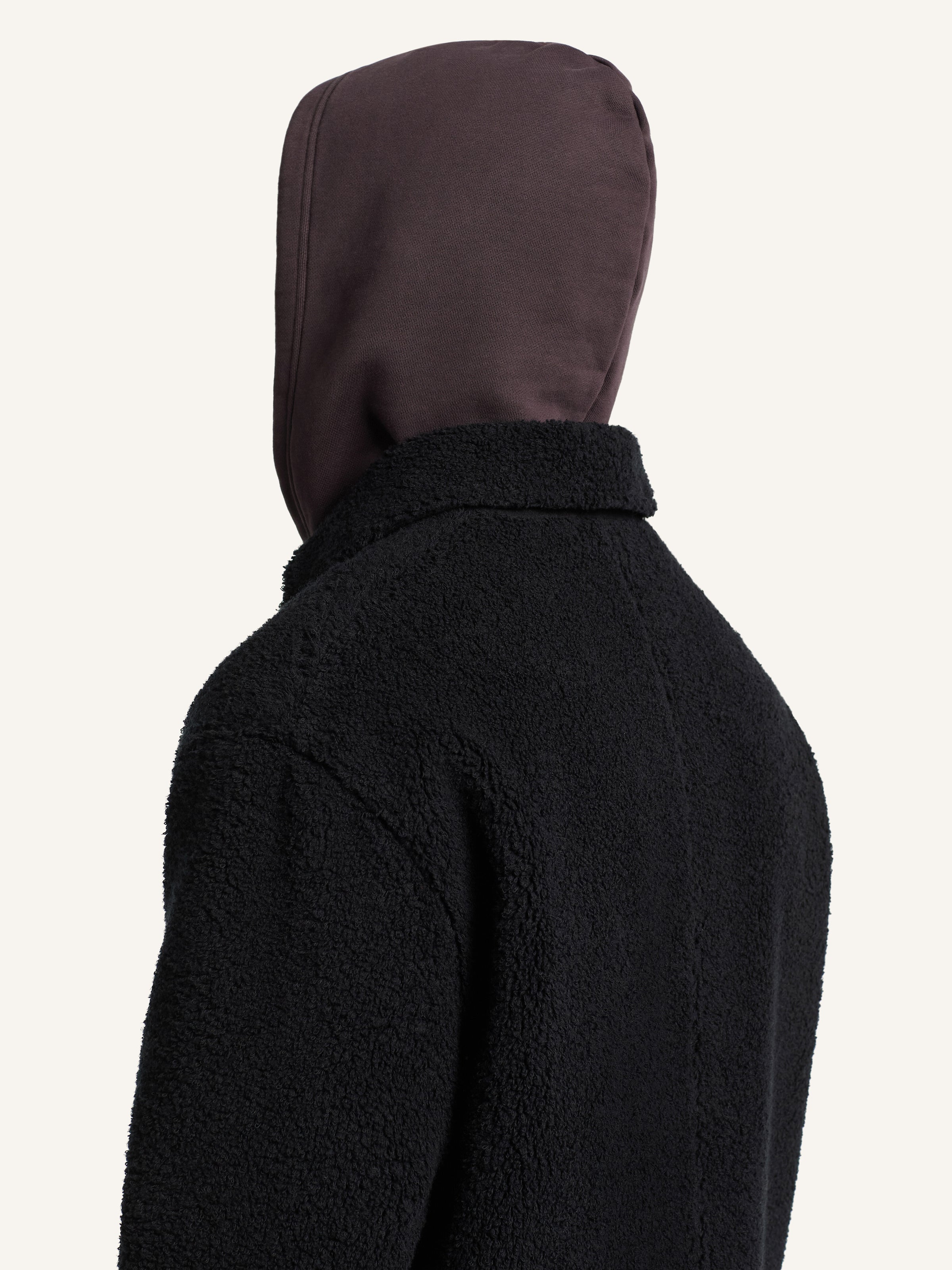 울 부클레 오버셔츠 상세 이미지 6