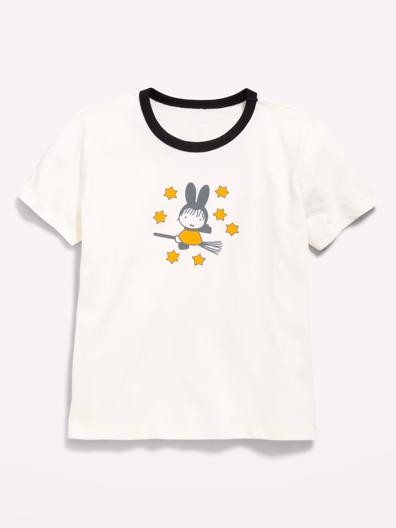 여아용 Miffy™ 그래픽 링거 티셔츠